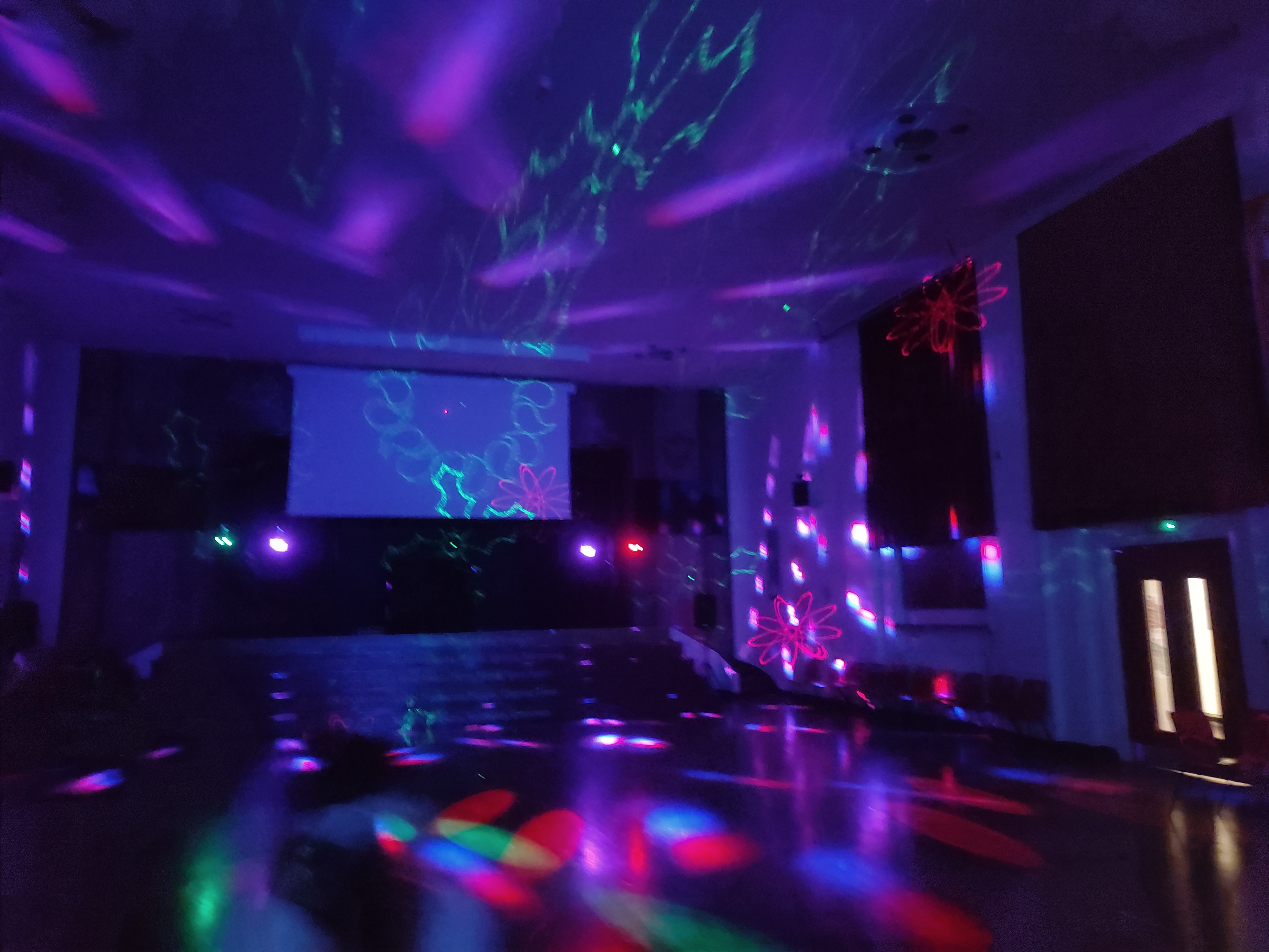 Students dancing at the Year 7 & 8 Disco